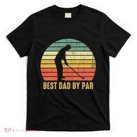 Best Dad By Par Disc Golf Golfer Player Funny Father's Day T-Shirt thumb 0