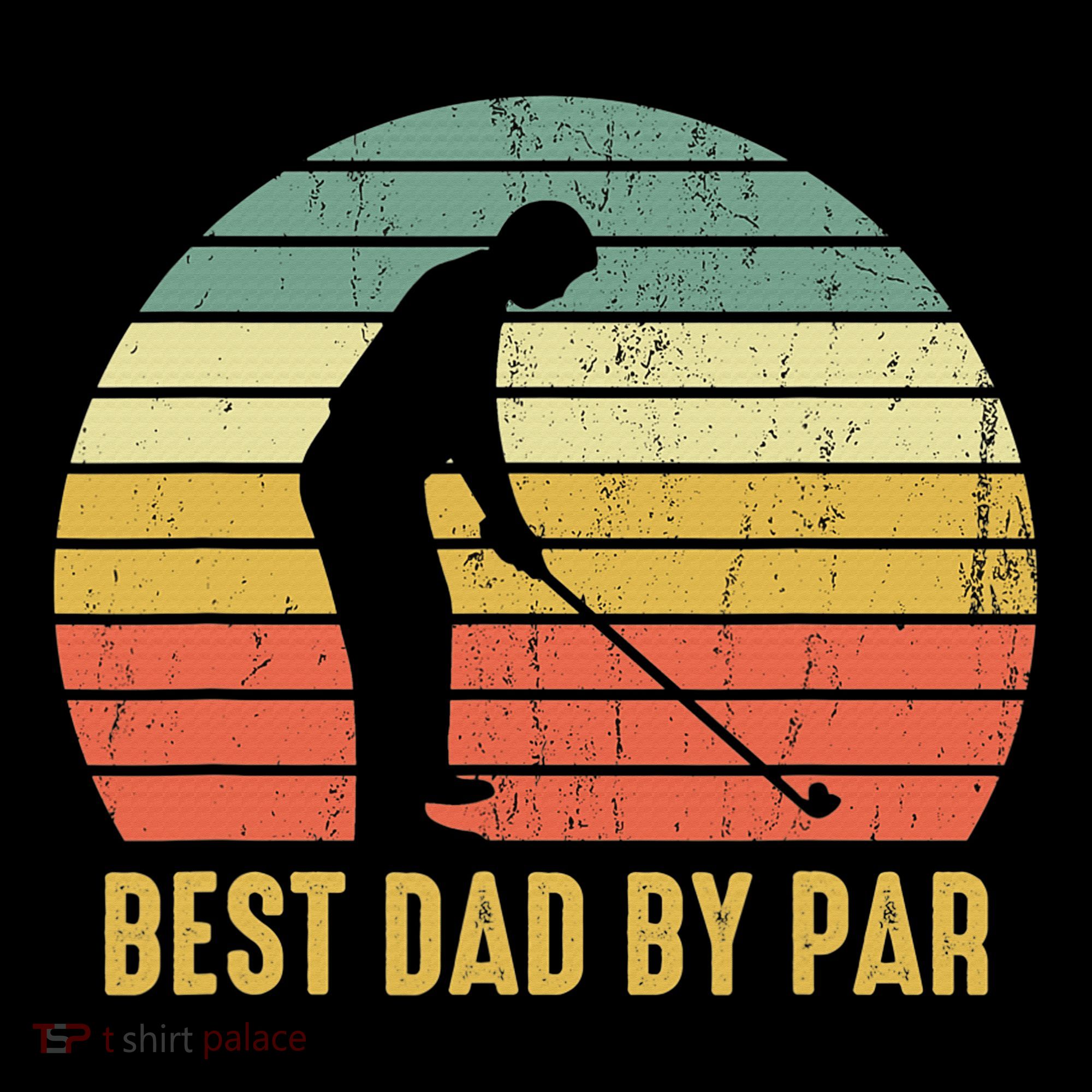 Best Dad By Par Disc Golf Golfer Player Funny Father's Day Coffee Mug