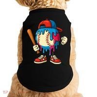 Baseball Drip Boy Ice Cream Drip Sport Game Day  Doggie Tank thumb 0