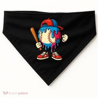 Baseball Drip Boy Ice Cream Drip Sport Game Day  USA-Made Doggie Bandana