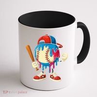 Baseball Drip Boy Ice Cream Drip Sport Game Day  Coffee Mug thumb 1