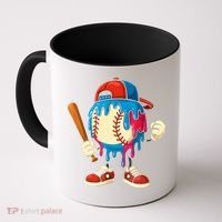 Baseball Drip Boy Ice Cream Drip Sport Game Day  Coffee Mug thumb 0