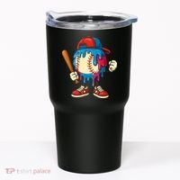 Baseball Drip Boy Ice Cream Drip Sport Game Day  Tumbler thumb 0