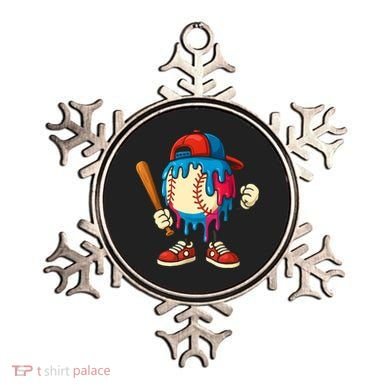 Baseball Drip Boy Ice Cream Drip Sport Game Day  Ornament