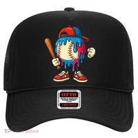 Baseball Drip Boy Ice Cream Drip Sport Game Day  Hat thumb 0