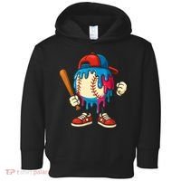 Baseball Drip Boy Ice Cream Drip Sport Game Day  Toddler Hoodie thumb 0