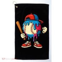 Baseball Drip Boy Ice Cream Drip Sport Game Day  Golf Towel thumb 0