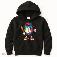 Baseball Drip Boy Ice Cream Drip Sport Game Day  Kids Hoodie thumb 0