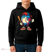 Baseball Drip Boy Ice Cream Drip Sport Game Day  Kids Hoodie thumb 4