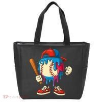 Baseball Drip Boy Ice Cream Drip Sport Game Day  Tote Bag thumb 0