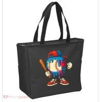 Baseball Drip Boy Ice Cream Drip Sport Game Day  Tote Bag thumb 2