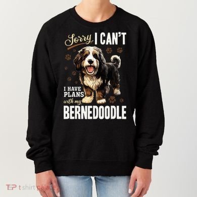 Bernedoodle Dog Breed Pet Sorry, I Can´t I Have Plans Women's Sweatshirt