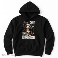 Bernedoodle Dog Breed Pet Sorry, I Can´t I Have Plans Hoodie thumb 0