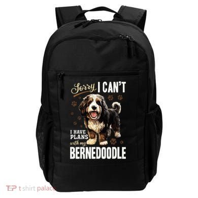 Bernedoodle Dog Breed Pet Sorry, I Can´t I Have Plans Backpack