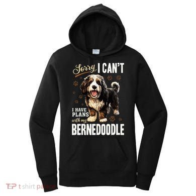 Bernedoodle Dog Breed Pet Sorry, I Can´t I Have Plans Women's Hoodie
