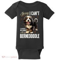 Bernedoodle Dog Breed Pet Sorry, I Can´t I Have Plans Baby Bodysuit thumb 0