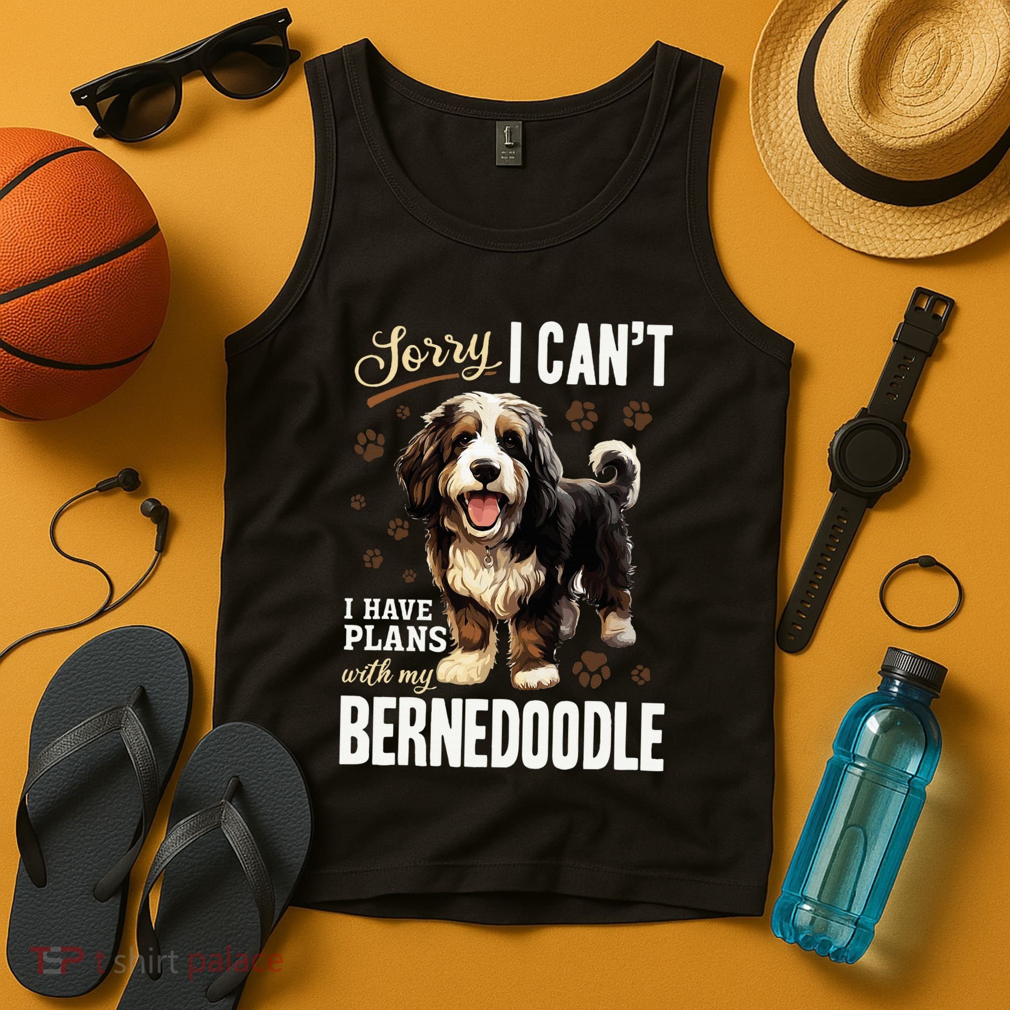 Bernedoodle Dog Breed Pet Sorry, I Can´t I Have Plans Tank Top