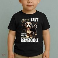 Bernedoodle Dog Breed Pet Sorry, I Can´t I Have Plans Toddler T-Shirt thumb 2