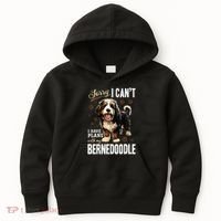 Bernedoodle Dog Breed Pet Sorry, I Can´t I Have Plans Kids Hoodie thumb 0