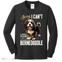 Bernedoodle Dog Breed Pet Sorry, I Can´t I Have Plans Kids Long Sleeve Shirt thumb 0
