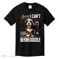 Bernedoodle Dog Breed Pet Sorry, I Can´t I Have Plans Kids T-Shirt thumb 0