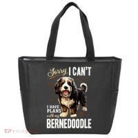 Bernedoodle Dog Breed Pet Sorry, I Can´t I Have Plans Tote Bag thumb 0