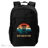 Best Dad By Par Funny Disc Golfing Dad Meaningful Gift Backpack thumb 0