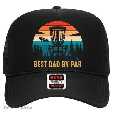 Best Dad By Par Funny Disc Golfing Dad Meaningful Gift Hat