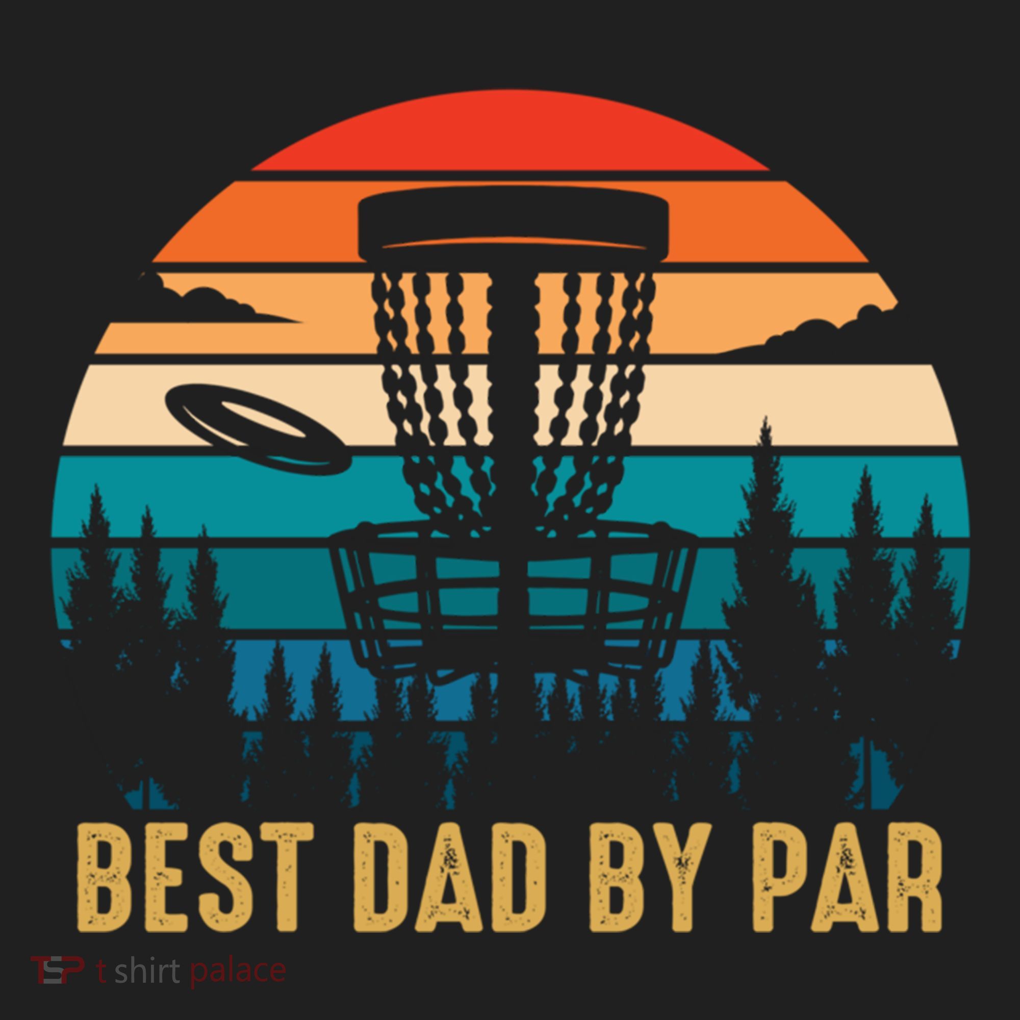 Best Dad By Par Funny Disc Golfing Dad Meaningful Gift Hat