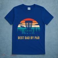 Best Dad By Par Funny Disc Golfing Dad Meaningful Gift T-Shirt thumb 5
