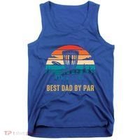 Best Dad By Par Funny Disc Golfing Dad Meaningful Gift Tank Top thumb 0
