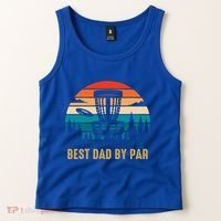 Best Dad By Par Funny Disc Golfing Dad Meaningful Gift Tank Top thumb 2