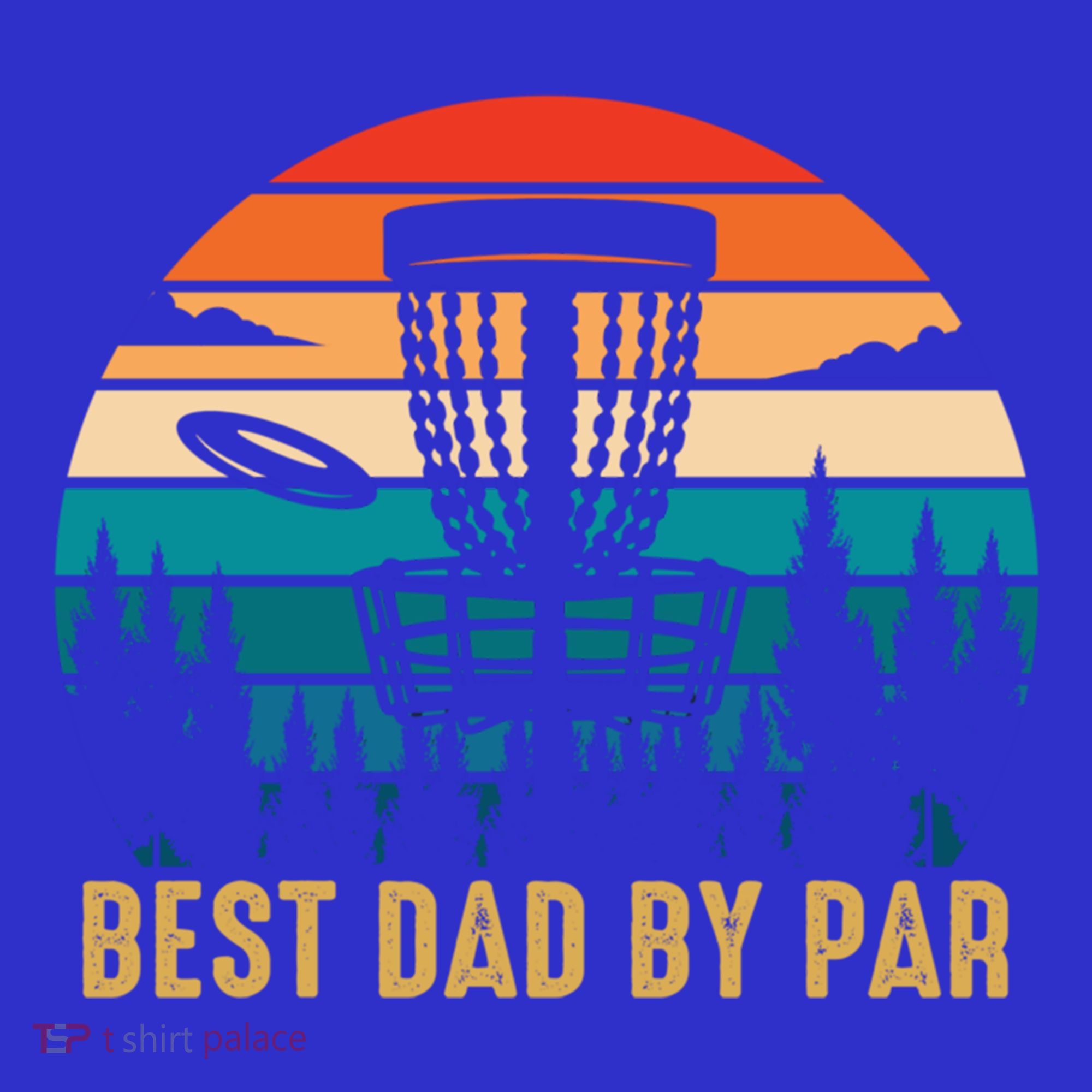 Best Dad By Par Funny Disc Golfing Dad Meaningful Gift Tote Bag