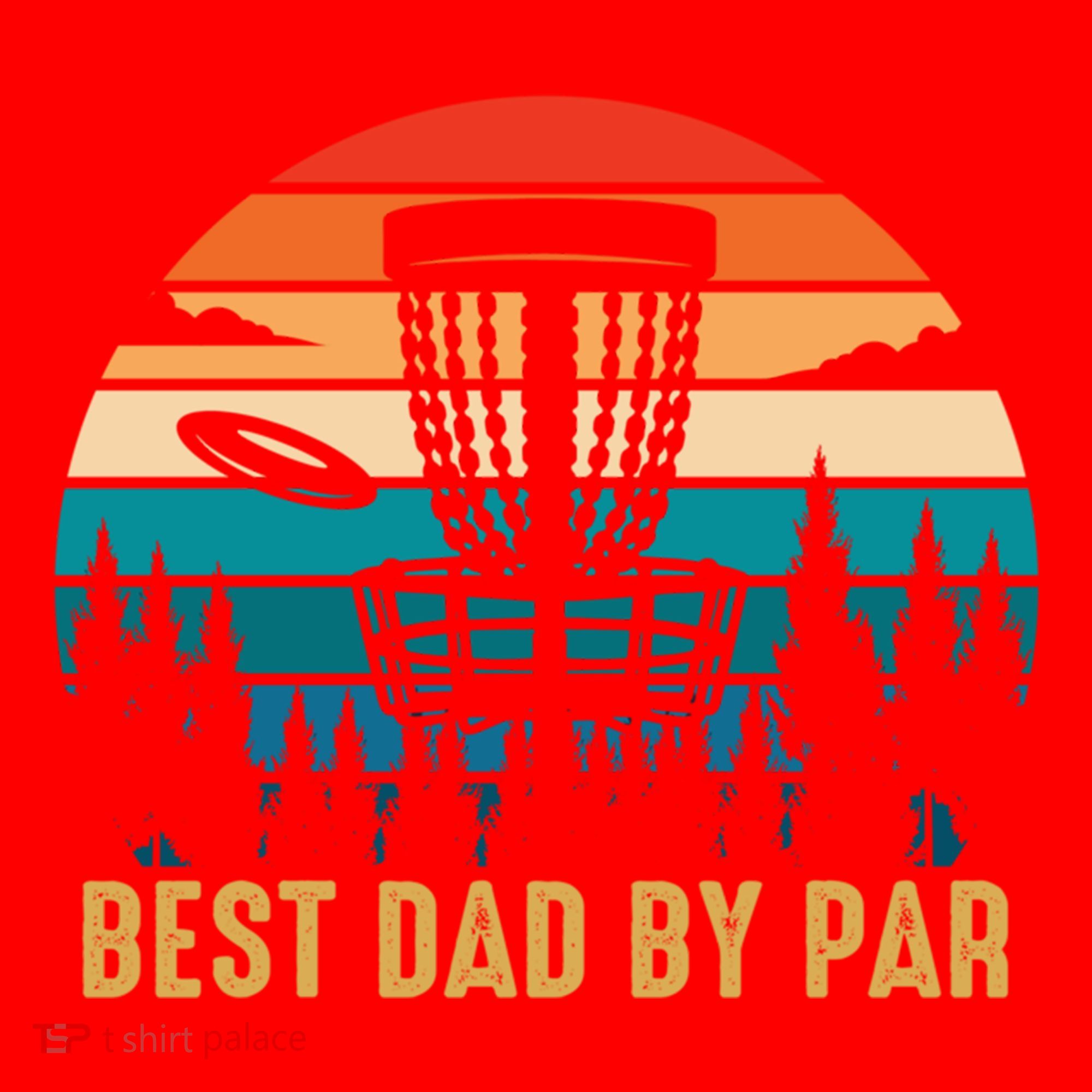 Best Dad By Par Funny Disc Golfing Dad Meaningful Gift Santa Hat