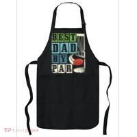 Best Dad By Par Funny Disc Golf Player Flying Disc Golfer Apron thumb 0