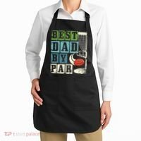 Best Dad By Par Funny Disc Golf Player Flying Disc Golfer Apron thumb 2