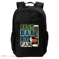 Best Dad By Par Funny Disc Golf Player Flying Disc Golfer Backpack thumb 0