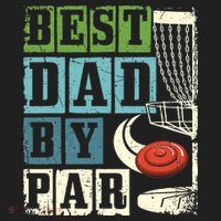 Best Dad By Par Funny Disc Golf Player Flying Disc Golfer Beanie thumb 2