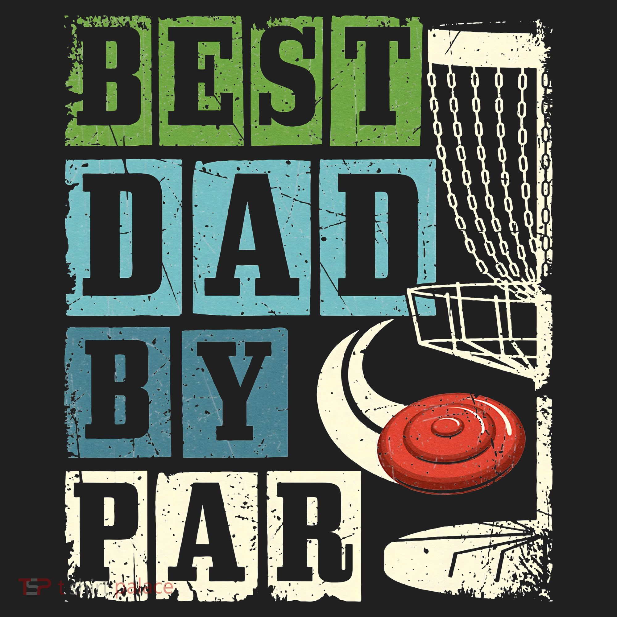 Best Dad By Par Funny Disc Golf Player Flying Disc Golfer Hat