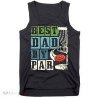 Best Dad By Par Funny Disc Golf Player Flying Disc Golfer Tank Top thumb 0