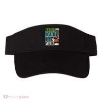Best Dad By Par Funny Disc Golf Player Flying Disc Golfer Visor thumb 0