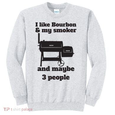Best Dad BBQ Smoker Grill Lover Bourbon Whiskey Sweatshirt