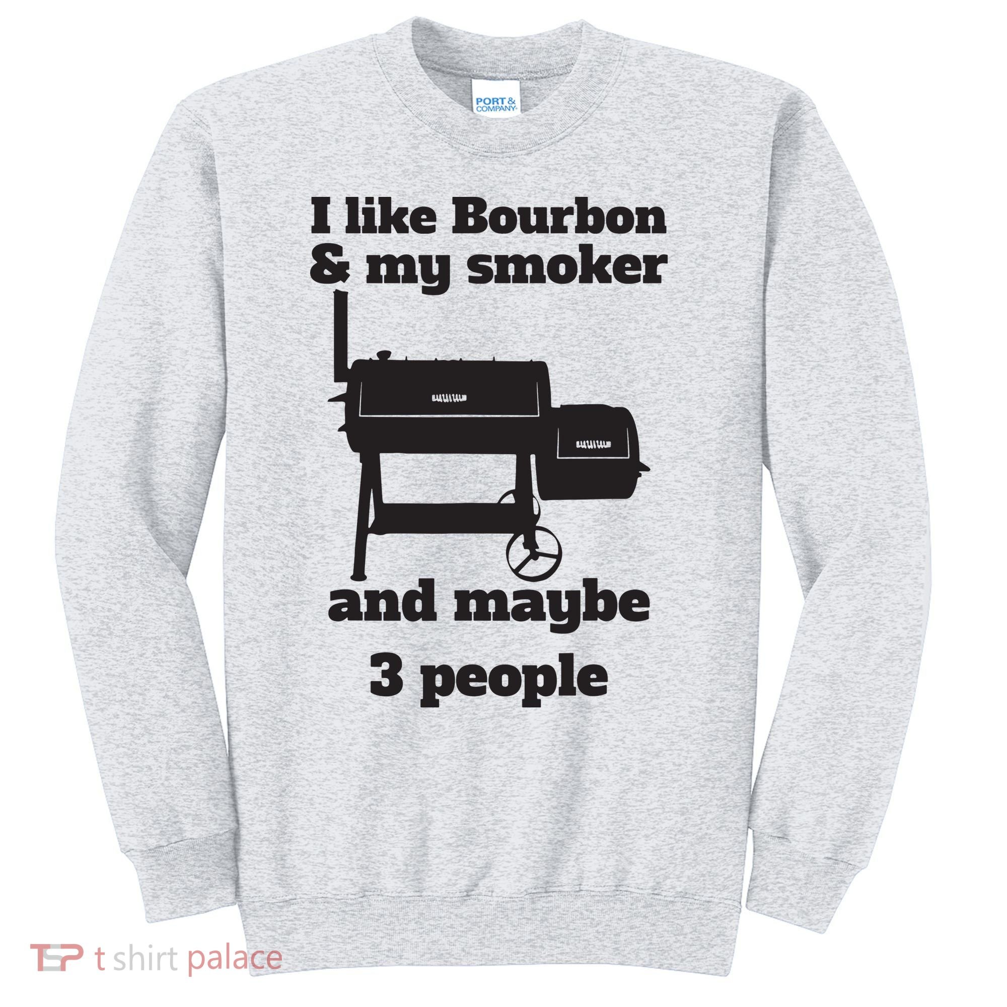 Best Dad BBQ Smoker Grill Lover Bourbon Whiskey Sweatshirt