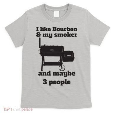 Best Dad BBQ Smoker Grill Lover Bourbon Whiskey T-Shirt