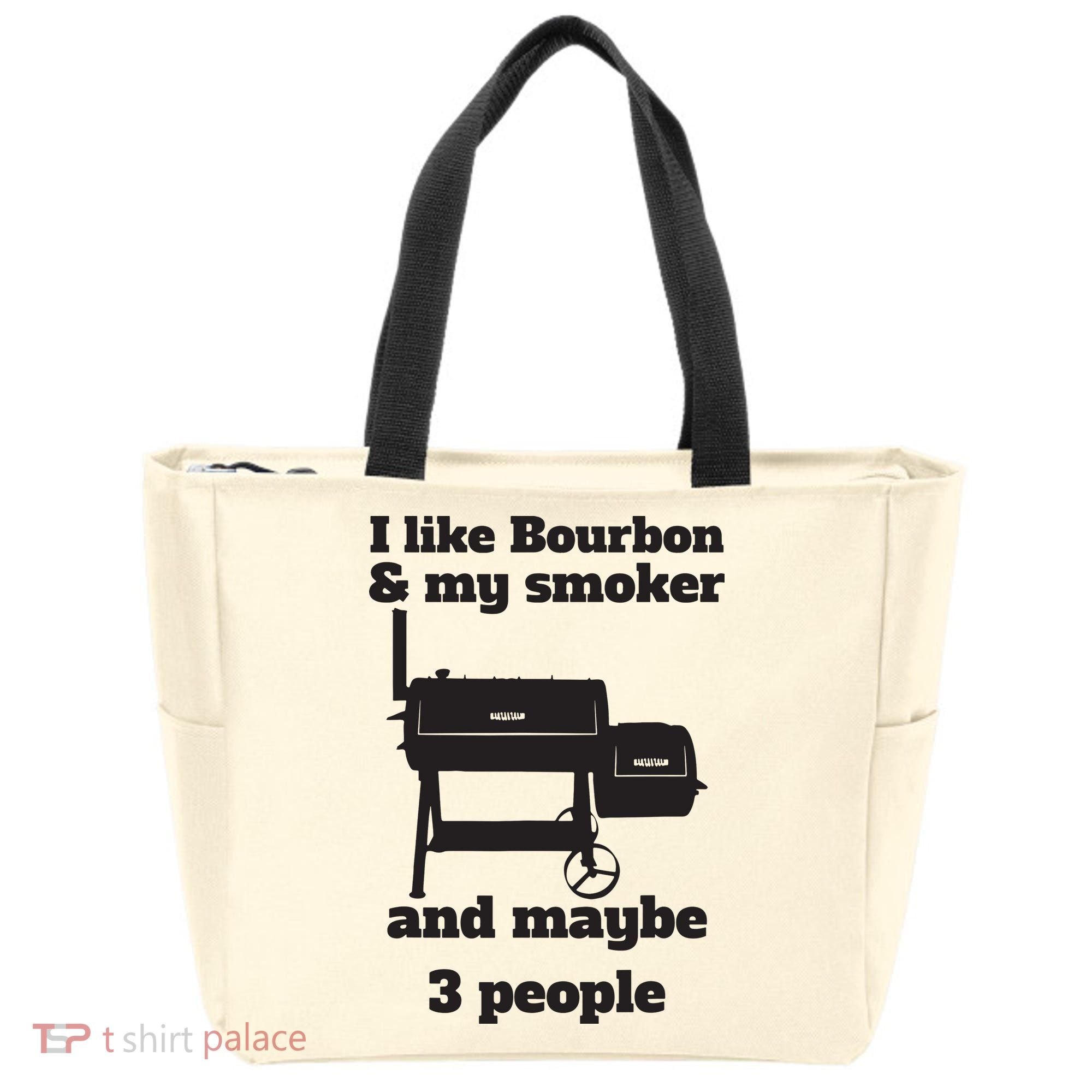 Best Dad BBQ Smoker Grill Lover Bourbon Whiskey Tote Bag