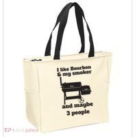 Best Dad BBQ Smoker Grill Lover Bourbon Whiskey Tote Bag thumb 2