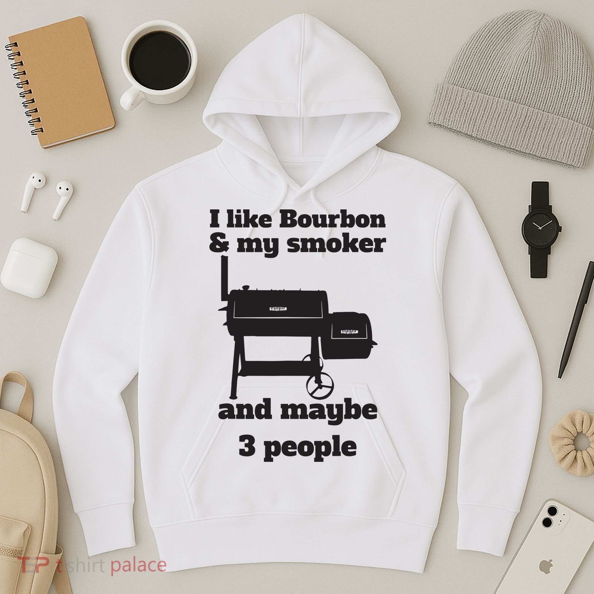 Best Dad BBQ Smoker Grill Lover Bourbon Whiskey Hoodie
