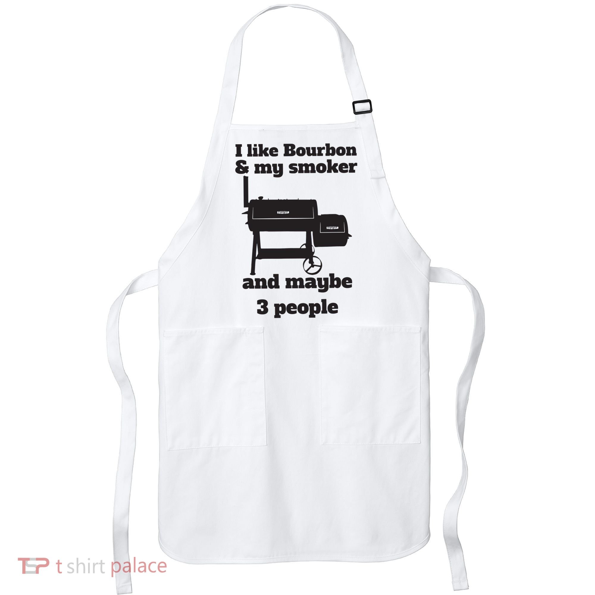 Best Dad BBQ Smoker Grill Lover Bourbon Whiskey Apron