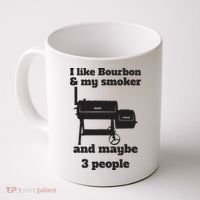 Best Dad BBQ Smoker Grill Lover Bourbon Whiskey Coffee Mug thumb 0