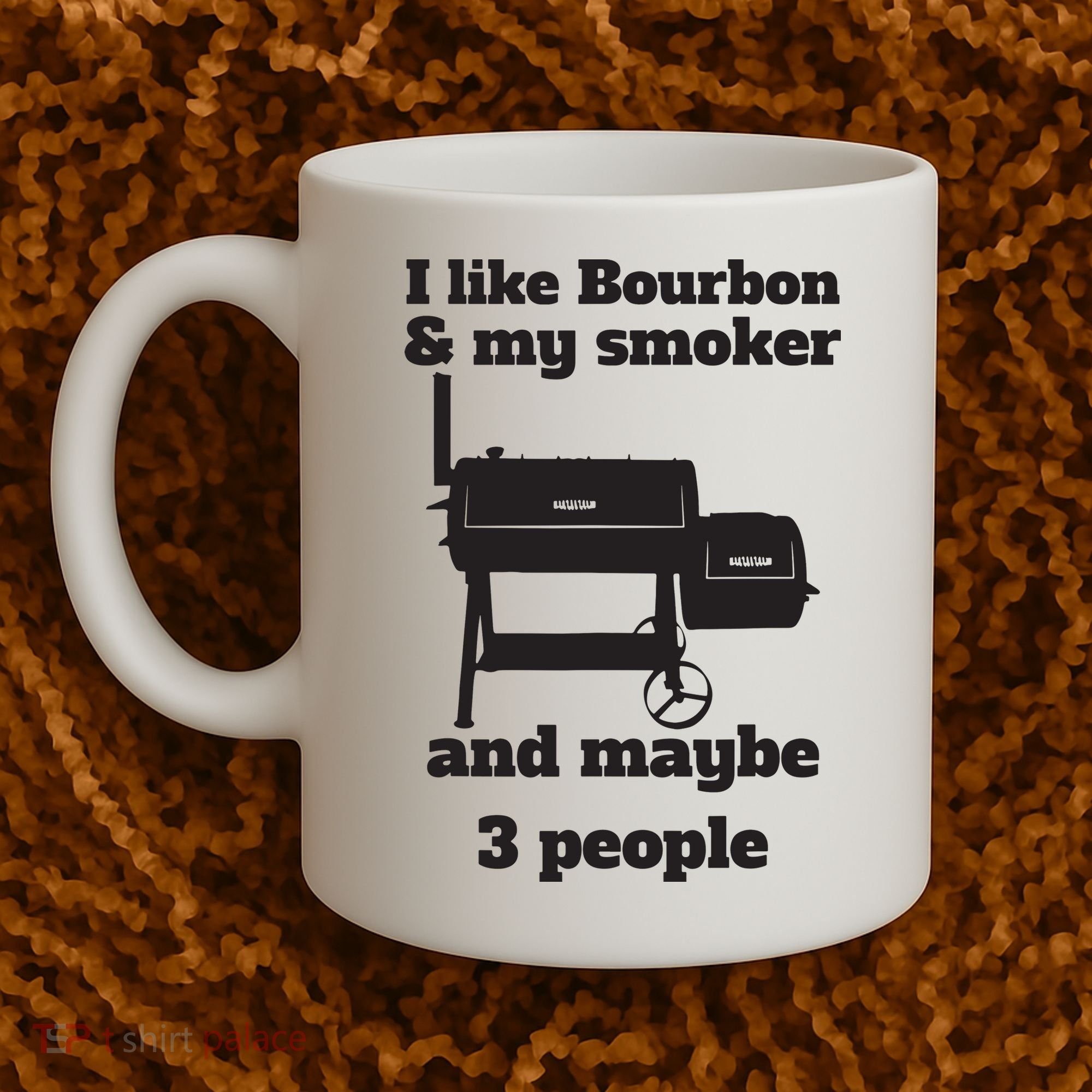 Best Dad BBQ Smoker Grill Lover Bourbon Whiskey Coffee Mug